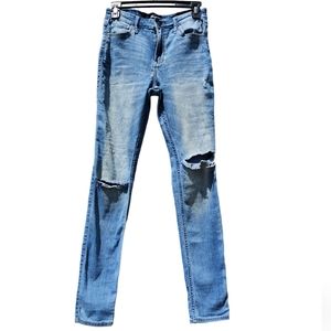Hollister High-Rise Super Skinny Ripped Jeans size 5R